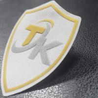 China Embossed Sticker 3D TPU Silicone Soft Heat Transfer Label Logo Iron On T Shirt factory
