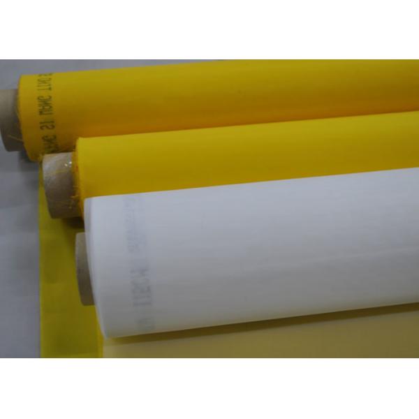 Quality 50 Inch 80T Polyester Screen Printing Mesh For Ceramics Printing , White / for sale