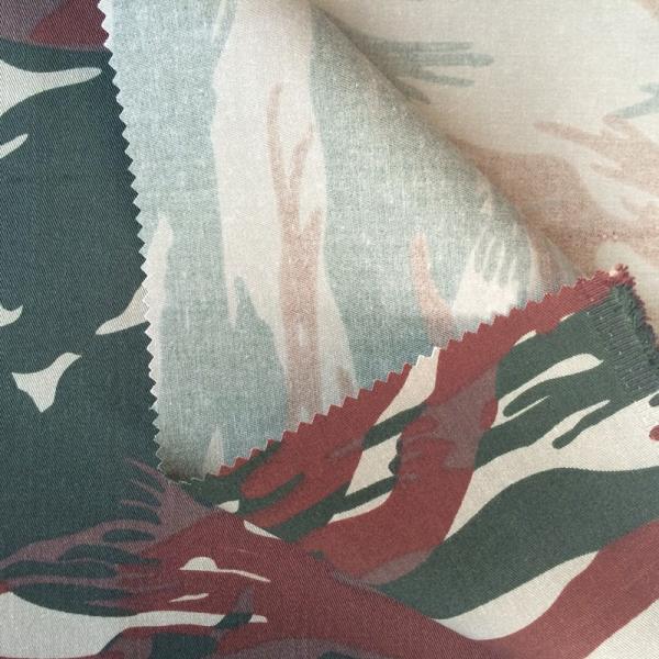 Quality T65/C35 20*16/120*60 Twill Camo Printed Military Uniform Fabric for sale
