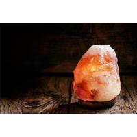 China Large Himalayan Salt Lamp Organic Material , Pink Crystal Salt Rock Lamp Night Light factory