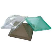 Quality polycarbonate pyramid rooflights Transparent Or Colored Complanate And Granule for sale
