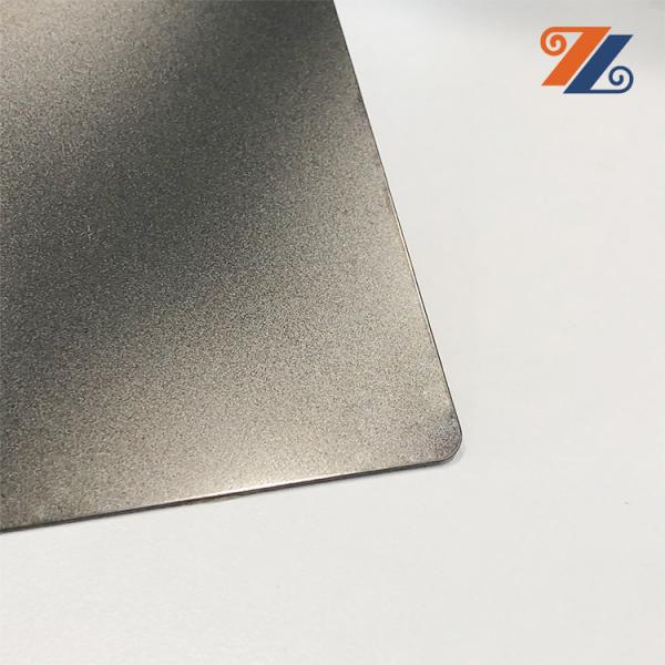 Quality Black Bead Blasted 4x8ft Decorative Stainless Steel Sheet 1219mm Width for sale