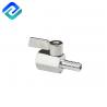 China Stainless Steel Floating Hose Barb Mini Casting Ball Valve factory