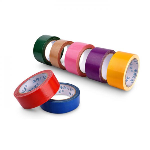 Quality Heavy Duty Cloth Duct Tape , Heat Proof Plaid Duct Tape Flexible Strong Adhesion for sale