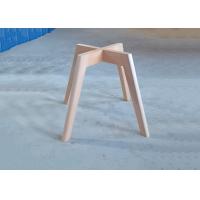 China Beech Dining Room Chair Frames , Dining Chairs Wooden Legs Stable Structure factory