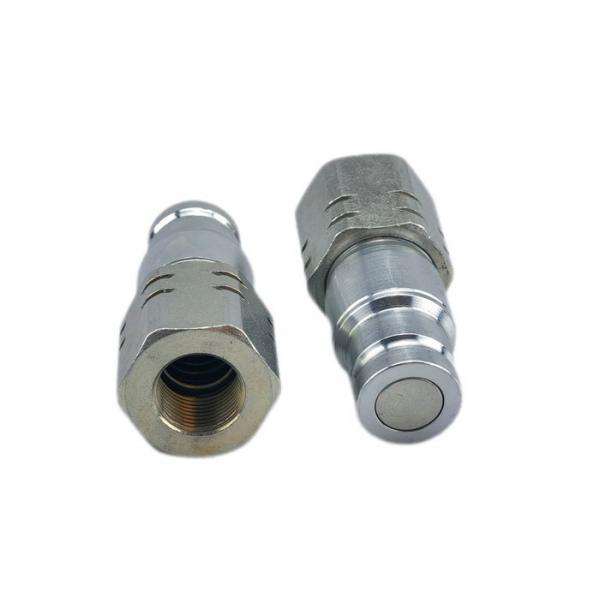 Quality 5/8'' Carbon Steel Flat Face Quick Release Couplings for sale