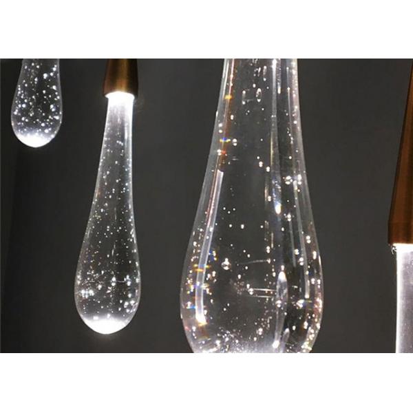 Quality LED Water Drop Modern Crystal Drop Lamp for Creative Restaurant bar for sale