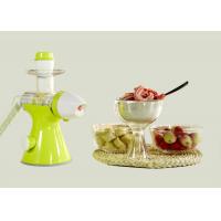China No Blade Hand Ice Cream Maker Low Speed Technology Keeps More Nutritions factory
