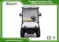 China White 2 Person Golf Utility Vehicles With Closed Type Container factory
