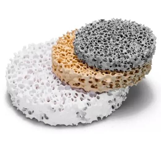 China Silicon Carbide Alumina Zirconia Zr Ceramic Foam Filters Porous Ceramic Foam Filter For Casting factory