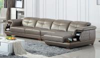 China luxury living room genuine leather sectional sofa with storage factory