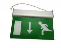 China Energy Saving Wall Mounted LED Aluminum Exit Sign With Acrylic Plate factory