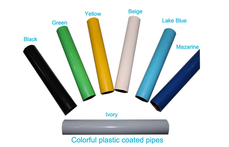 China Flexible Plastic Coated Steel Pipe In Industrial , Large Diameter Welded Steel Pipe factory