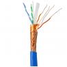 China 4*2*23 AWG Cat6 Cable Cat6A Type For Computer Network Cabling Project factory