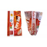 China Three Side Wheat Flour Packing Bags , Oversized Stand Up Plastic Bags For Food Packaging factory