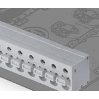 Quality Right Angle 5.00 Mm Pitch Gray PCB Spring Terminal Block With Tin Plated for sale