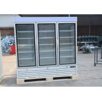 Quality Large Capacity Retail Upright Glass Door Freezer Pepsi Beverage Showcase Cooler for sale