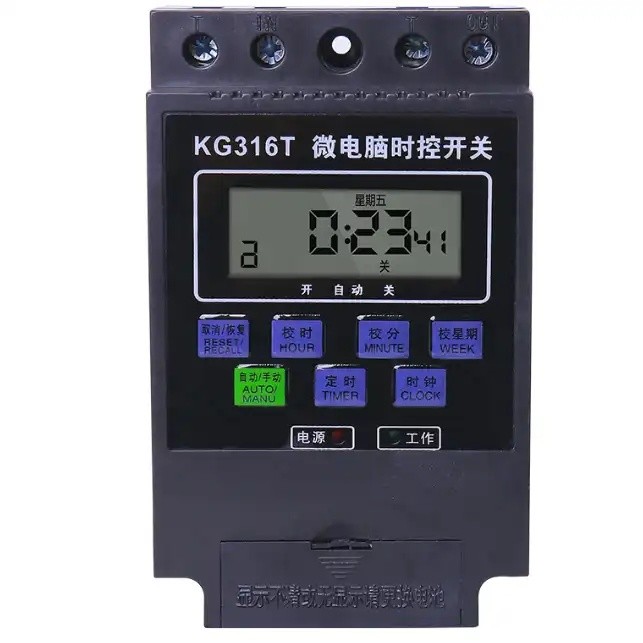 China MC Microcomputer Time Switch KG316T Full Automatic Digital Time Switch 220V factory