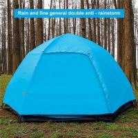 China Easy Up Family Camping Tent , 3-4 Person Automatic Camping Tent factory