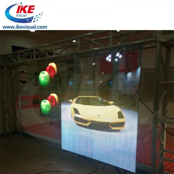 Quality Glass IP40 Waterproof LED Shop Window Display Screen P5 Transparent for sale