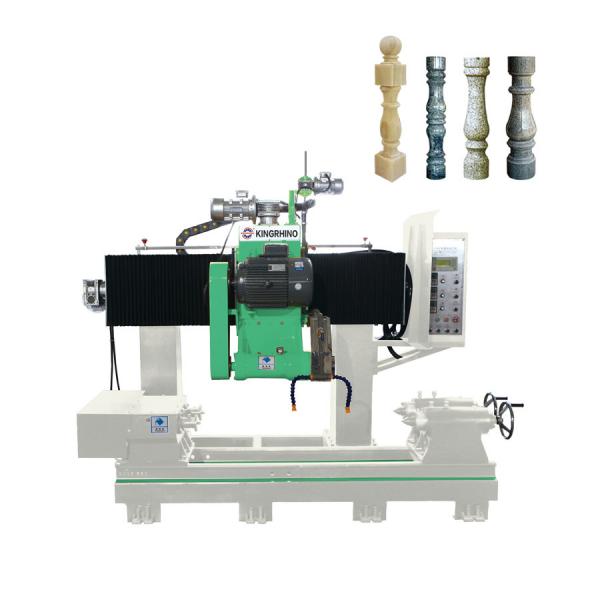 Quality 11kw Double Heads 1500mm CNC Stone Cutter Machine For Marble Granite Baluster for sale