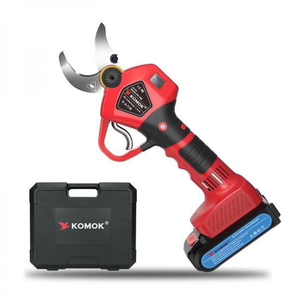 Quality KOMOK 21V Battery Power Shears , Electric Garden Scissors For Precision Trimming for sale