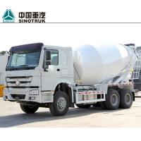 China Euro II Concrete Construction Equipment 336HP 10 Cubic Meters Self Loading Concrete Mixer Truck factory