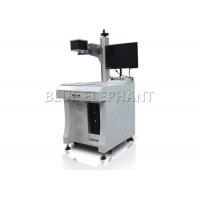 China 3D Mini Acrylic Fiber Laser Engraving Machine , Portable Metal Laser Printing Machine for sale