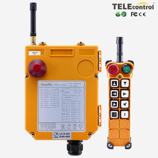Quality Telecontrol Industrial Radio Remote Control 8 Dual Wireless Remote Control Eot Crane for sale