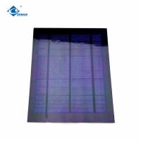 China 6V All Black Semi-flexible Solar Panels 3W 4W 5W 6W PET Solar Panel ZW-4W-PET factory