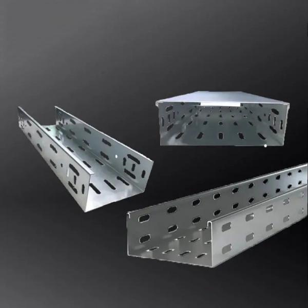 Quality Aluminium Perforated Cable Tray Smooth Surface High Durability for sale
