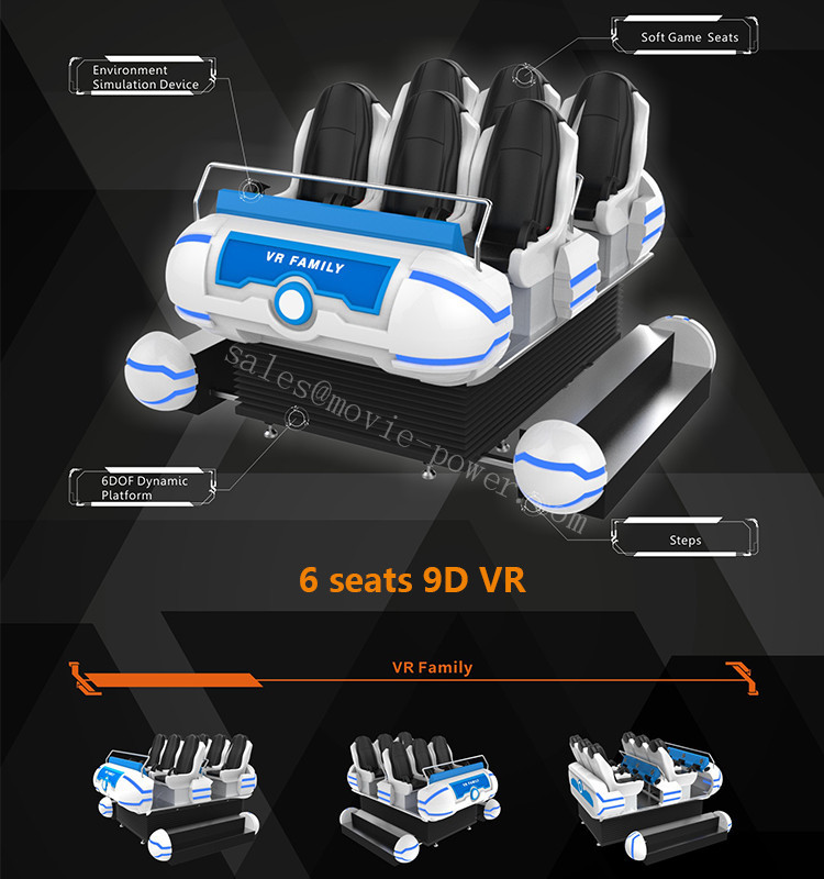 Quality Home Theater System Dynamic 9D VR Cinema Virtual Room Simulator Motion Platform for sale