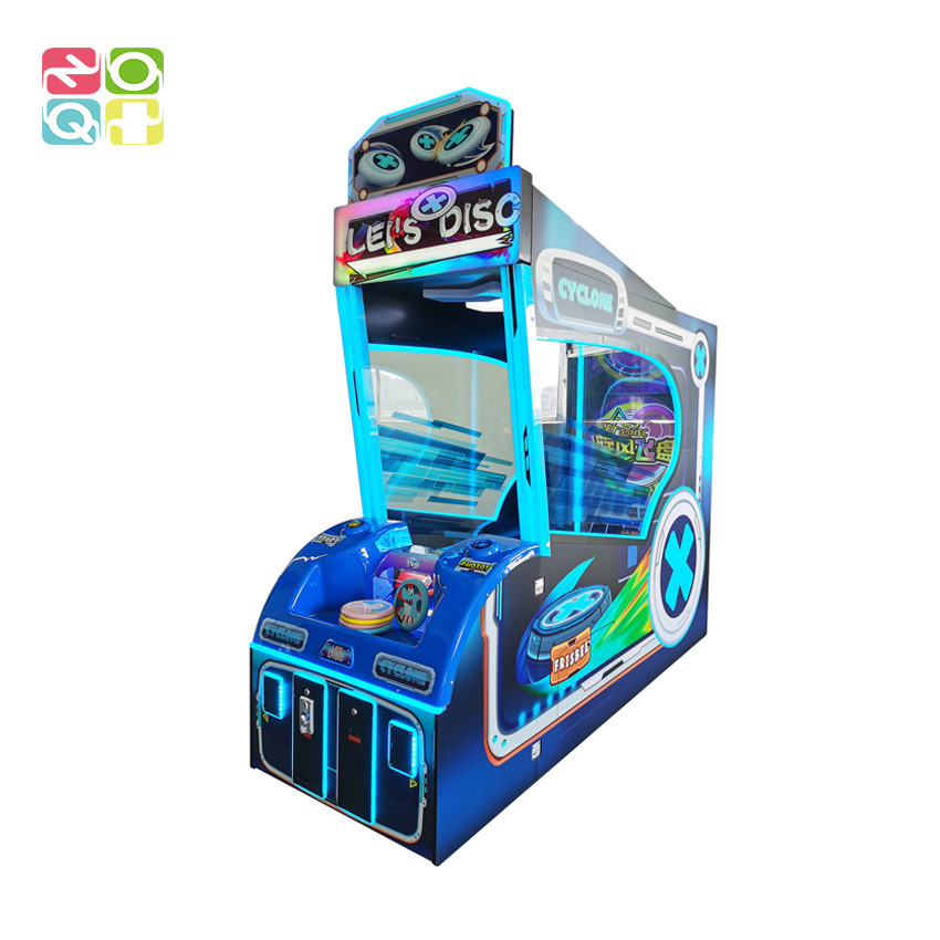 China Let's Disc game center Redemption Arcade Machine Prize Games With Video Screen factory