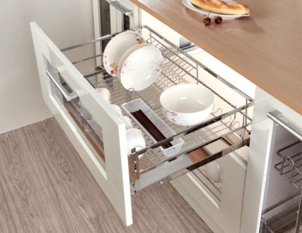 Pull Out Cabinet Sliding Wire Basket Modern Kitchen Accessories