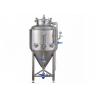 China 50L / 100L Dimple Plate Stainless Conical Fermenter Brewing Kits Customized factory