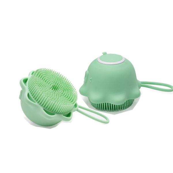 Quality Antibacterial Baby Silicone Products Soft Soap Storage Shower Body Scrubber for sale