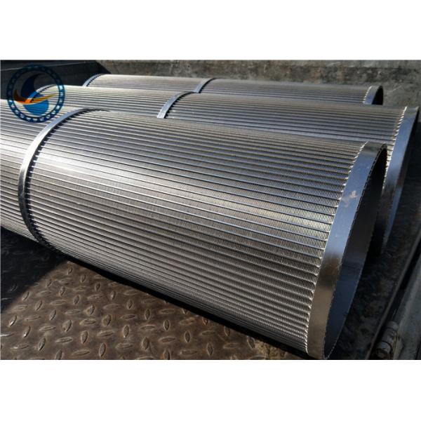 Quality Non Magnetic SS Downhole Slotted Tube , Johnson Wedge Wire Screens for sale