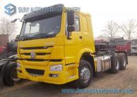 China 6x4 Prime Mover 371 HP Sinotruk HOWO Tractor Truck HC16 Axle ISO CCC Listed factory