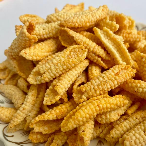 Quality Asian fries crisp snacks flavors of pepper fried rice crust corn rice crackers for sale