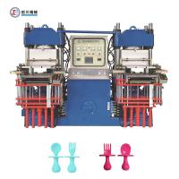 China Silicone Mold Making Machine/Vacuum Compression Molding Machine To Make Silicone Feeding Forks & Spoons factory