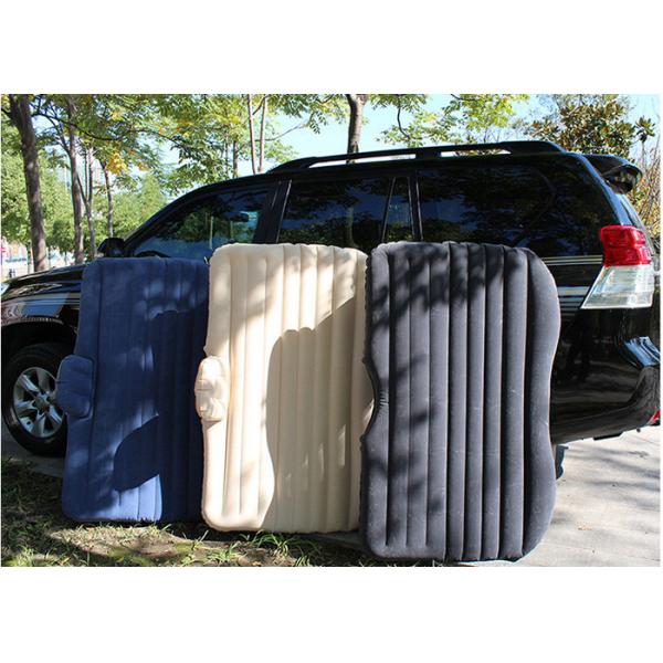 Quality PVC Travel Inflatable Car Air Bed , Car Air Mattress Easy Airbed for sale
