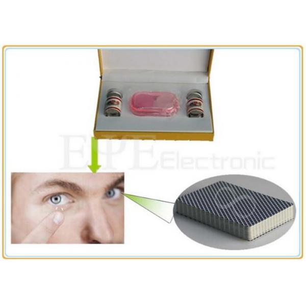 Quality Korean Ver. Marked Cards Contact Lenses / Luminous Ink Contact Lenses For Poker for sale