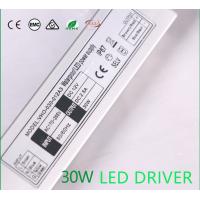 Quality OEM Waterproof Outdoor LED Driver Power Supply 12V 30W Lightweight for sale