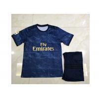 China Top quality cheap soccer jerseys & uniforms Kids jersey set football jersey plain factory