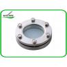 China 10 Bar Sanitary Flanged Sight Glass For Tanks , Explosion - Proof Design factory