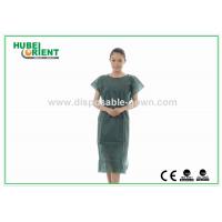 China Laboratory Durable Disposable Dental Patient Gowns Bariatric Hospital Gowns Without Sleeves factory
