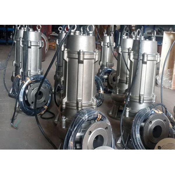 Quality 22kw 30hp Stainless Steel Submersible Sewage Pump For Waste Slurry Dirty Water for sale