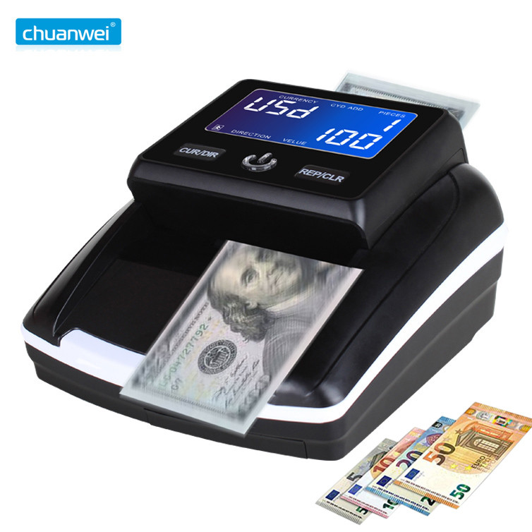 China UV MG 0.5s Per Bill Counterfeit Money Detector Bill Detector Machine CAD PKR factory