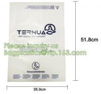 China corn starch based 100% biodegradable bag for food packaging T shirt bags, vest carrier, handle handy bags, singlet pac factory