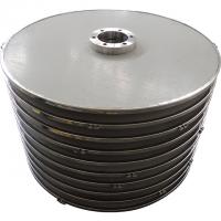china SS904L Chemical Sintered Disc Filter , Silver 20 micron Leaf Disc Filter